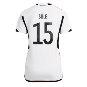 Tyskland Niklas Sule #15 Hemmatröja Kvinnor VM 2022 Kortärmad